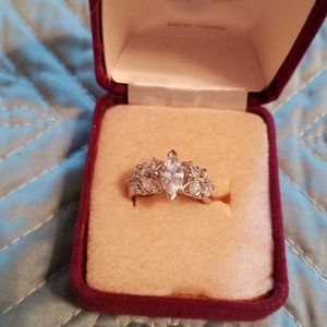 Size 7 Bella Luce marquise ring sterling silver